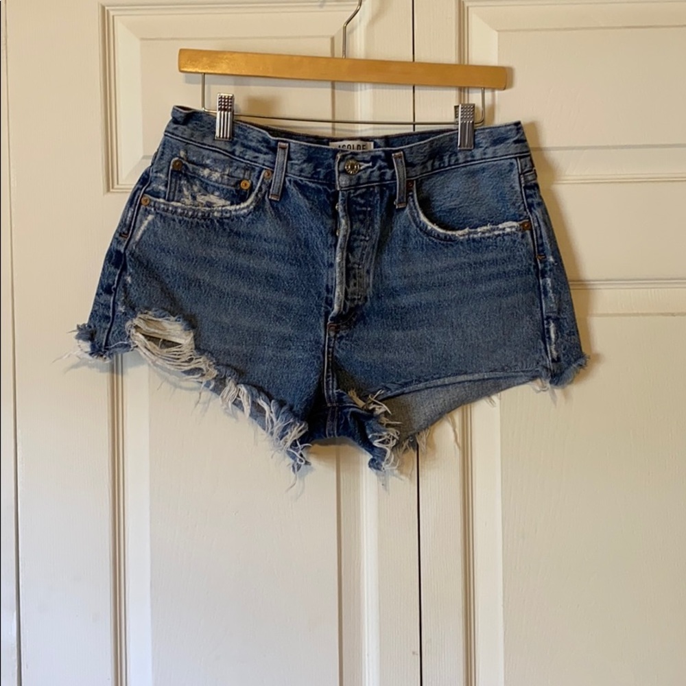 Agolde Parker Denim shorts Size 29 in Rock Steady